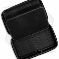 BRS Vault Secure Locking Knife Case - Carbon Fiber -American Made Knives Sales Store BRS Vault Secure Knife Case CF BHQ 121937 jr open