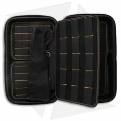 BRS Vault Secure Locking Knife Case - Matte Orange -American Made Knives Sales Store BRS Vault Secure Locking Knife Case Hunter Orange BHQ 175274 jr open