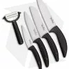 Benchmark Kitchen 5-Piece Black Ceramic Knife Set