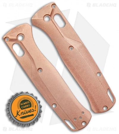 Flytanium Custom Crossfade Copper Scales For Benchmade Bugout - Stonewash 2 Flytanium Custom Crossfade Copper Scales For Benchmade Bugout - Stonewash - Image 2