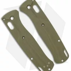 Flytanium Custom Crossfade G-10 Scales For Benchmade Bugout - OD Green