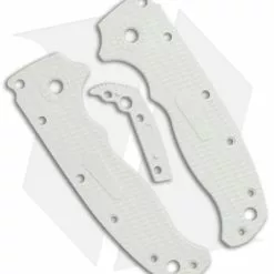 Demko Knives Demko Textured White Grivory Scales + Spacer For The AD20.5