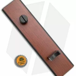 Rite Edge Fixed Blade Knife Display Stand - Black/Brown -American Made Knives Sales Store Display Fixed Blade Wood Brown Black BHQ 75382 jr bottlecap