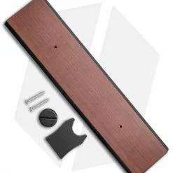 Rite Edge Fixed Blade Knife Display Stand - Black/Brown -American Made Knives Sales Store Display Fixed Blade Wood Brown Black BHQ 75382 jr parts