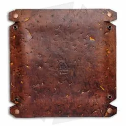 Fire Hall Knife & Leather Antiqued Leather Large Valet Tray 5 Fire Hall Knife & Leather Antiqued Leather Large Valet Tray -American Made Knives Sales Store Fire Hall Knife Leather Antiqued Leather Valet Tray Large BHQ 121813 LS Backt