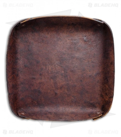 Fire Hall Knife & Leather Antiqued Leather Large Valet Tray 1 Fire Hall Knife & Leather Antiqued Leather Large Valet Tray
