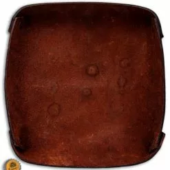 Fire Hall Knife & Leather Valet Tray W/ Antique Dye -American Made Knives Sales Store Fire Hall Knife and Leather Valet Tray Antique Dye BHQ 49122 jr bottlecap