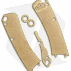 Flytanium Brass Outfit For Benchmade Mini Crooked River - Stonewash
