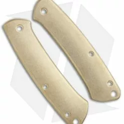 Flytanium Custom Brass Scales For Benchmade Proper - Brass