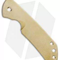 Flytanium Brass Scale For Spyderco Brouwer Knife