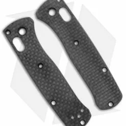Flytanium Classic Carbon Fiber Scales For Benchmade Mini Bugout Knife