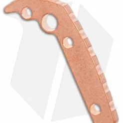 Flytanium Custom Brass Back Spacer For Demko AD20.5 Knife (Stonewash) 4 Flytanium Custom Brass Back Spacer For Demko AD20.5 Knife (Stonewash) -American Made Knives Sales Store Flytanium Copper Back Spacer for Demko AD 20.5 SW BHQ 176635 jr spine