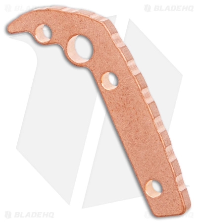 Flytanium Custom Brass Back Spacer For Demko AD20.5 Knife (Stonewash) 2 Flytanium Custom Brass Back Spacer For Demko AD20.5 Knife (Stonewash) - Image 2