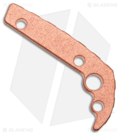 Flytanium Custom Brass Back Spacer For Demko AD20.5 Knife (Stonewash) 1 Flytanium Custom Brass Back Spacer For Demko AD20.5 Knife (Stonewash)