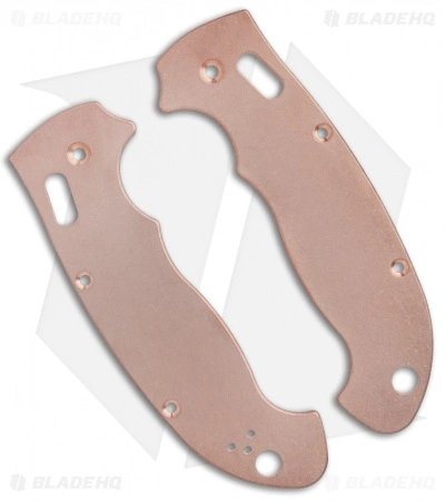 Flytanium Custom Copper Scales For Spyderco Manix 2 XL - Stonewash 1 Flytanium Custom Copper Scales For Spyderco Manix 2 XL - Stonewash
