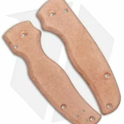 Flytanium Custom Copper Scales For Spyderco Shaman - Stonewash