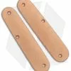 Flytanium Contoured Copper Scales For Victorinox Cadet Swiss Army Knife (84mm)