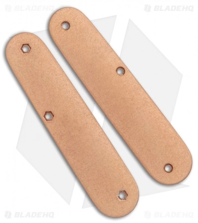 Flytanium Contoured Copper Scales For Victorinox Cadet Swiss Army Knife (84mm) 1 Flytanium Contoured Copper Scales For Victorinox Cadet Swiss Army Knife (84mm)