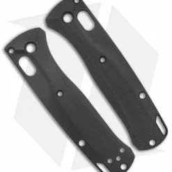 Flytanium Crossfade Black G-10 Scales For Benchmade Mini Bugout Knife