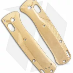 Flytanium Crossfade Brass Scales For Benchmade MINI Bugout Knife