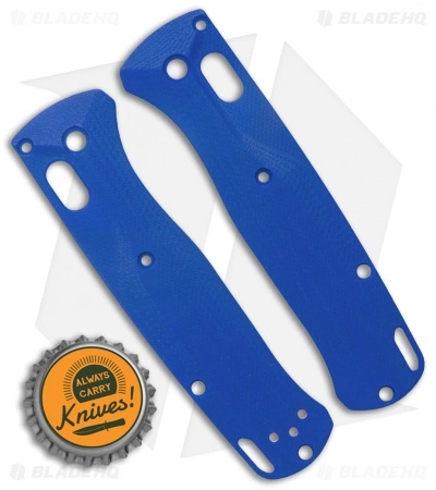 Flytanium Custom Crossfade G-10 Scales For Benchmade Bugout - Blue 1 Flytanium Custom Crossfade G-10 Scales For Benchmade Bugout - Blue