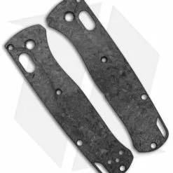 Flytanium Custom Crossfade Shredded Carbon Fiber Scales For Benchmade Bugout