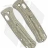 Flytanium Crossfade Scales For Benchmade Mini Bugout - Green Linen Micarta