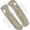 Flytanium Crossfade Scales For Benchmade Mini Bugout - Green Canvas Micarta