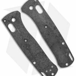 Flytanium Crossfade Shredded Carbon Fiber Scales For Benchmade MINI Bugout Knife