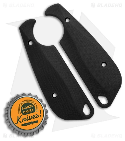 Flytanium Custom CRKT Minimalist Flex Scales - Black G-10 2 Flytanium Custom CRKT Minimalist Flex Scales - Black G-10 - Image 2