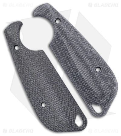 Flytanium Custom CRKT Minimalist Flex Scales - Black Micarta 1 Flytanium Custom CRKT Minimalist Flex Scales - Black Micarta