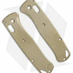 Flytanium Classic Brass Scales For Benchmade Bugout - Stonewash