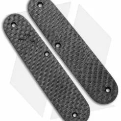 Flytanium Custom Flat CF Scales For Victorinox Cadet Swiss Army Knife (84mm)