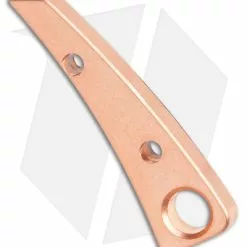 Flytanium Custom Copper Back Spacer For Pilar III Knife -American Made Knives Sales Store Flytanium Custom Copper Back Spacer for Pillar III Knife BHQ 178491 jr spine