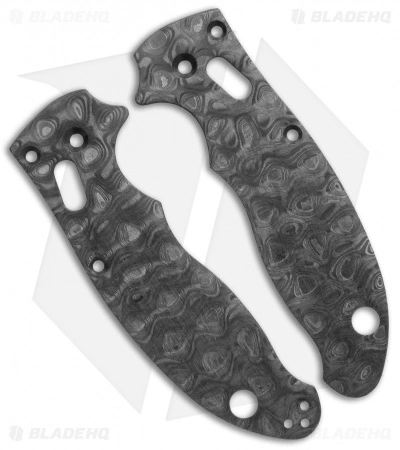 Flytanium Custom Raindrop Carbon Fiber Scales For Spyderco Manix 2 - Black 1 Flytanium Custom Raindrop Carbon Fiber Scales For Spyderco Manix 2 - Black