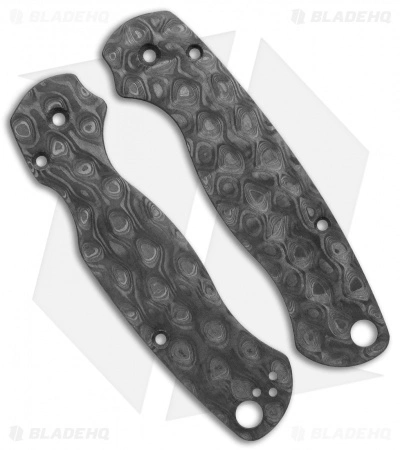 Flytanium Classic Raindrop Carbon Fiber Scales For Spyderco Paramilitary 2 Knife 1 Flytanium Classic Raindrop Carbon Fiber Scales For Spyderco Paramilitary 2 Knife