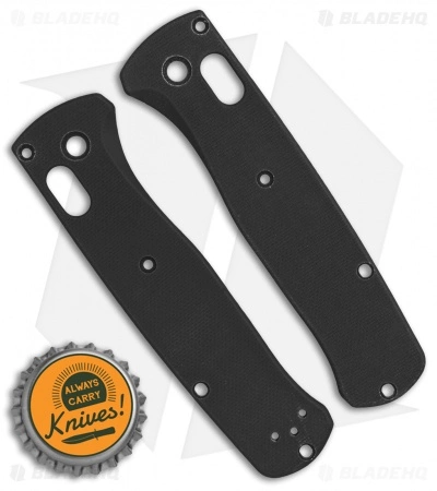 Flytanium Classic G-10 Benchmade Bugout Scales - Black 2 Flytanium Classic G-10 Benchmade Bugout Scales - Black - Image 2