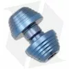 Flytanium Custom Titanium Thumb Stud For Demko AD20.5 Knife (Blue)