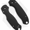 Flytanium Lotus Black G-10 Scales For Spyderco Paramilitary 3 Knife