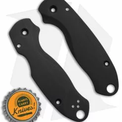 Flytanium Lotus Black G-10 Scales For Spyderco Paramilitary 3 Knife -American Made Knives Sales Store Flytanium Lotus Black G 10 Scales for Spyderco Para 3 Knife BHQ 178402 jr bottlecap