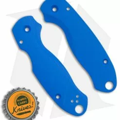 Flytanium Lotus Blue G-10 Scales For Spyderco Paramilitary 3 Knife -American Made Knives Sales Store Flytanium Lotus Blue G 10 Scales for Spyderco Para 3 Knife BHQ 178400 jr bottlecap