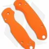 Flytanium Lotus Orange G-10 Scales For Spyderco Paramilitary 3 Knife