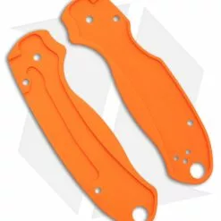 American Made Knives Sales Store -American Made Knives Sales Store Flytanium Lotus Orange G 10 Scales for Spyderco Para 3 Knife BHQ 178401 jr back