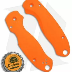 Flytanium Lotus Orange G-10 Scales For Spyderco Paramilitary 3 Knife -American Made Knives Sales Store Flytanium Lotus Orange G 10 Scales for Spyderco Para 3 Knife BHQ 178401 jr bottlecap