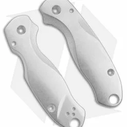Flytanium Lotus Titanium Scales For Spyderco Paramilitary 3 Knife