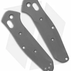 Flytanium Custom Gray G-10 Scales For Benchmade Mini Osborne 945