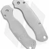 Flytanium Classic Titanium Scales For Spyderco Paramilitary 2 Knife - Stonewash