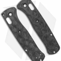 Flytanium Classic Raindrop Carbon Fiber Scales For Benchmade Bugout Knife