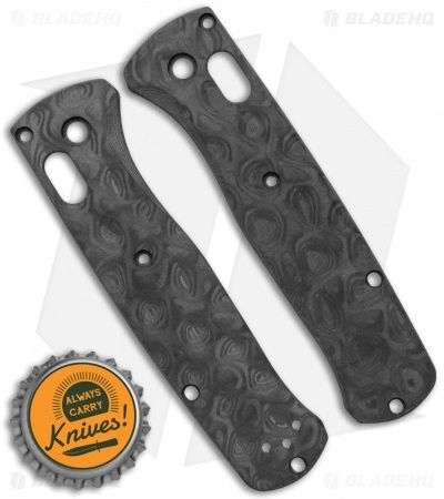 Flytanium Classic Raindrop Carbon Fiber Scales For Benchmade Bugout Knife 2 Flytanium Classic Raindrop Carbon Fiber Scales For Benchmade Bugout Knife - Image 2