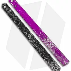 Flytanium Splatter Aluminum Channel Handles For Kershaw Lucha Balisong Knife -American Made Knives Sales Store Flytanium Splkatter Aluminum Channel Handles for Kershaw Lucha Balisong Knife BHQ 138376 jr 4